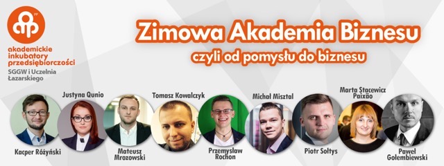 Zimowa Akademia Biznesu - patronat i relacja z wydarzenia